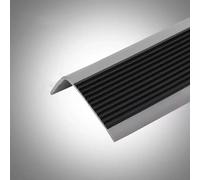 Non Slip PVC Stair Nose Profile 10m L Shaped Anti Slip Edge Trim for Multi Level Thresholds Safe & Stylish Stair Nosing for Home & Office