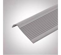 Non Slip PVC Stair Nosing Strip 10m L Shaped Corner Protector for Stairs Multi Level Threshold Adhesive Anti Slip Edge Trim for Enhanced Safety & Durability.