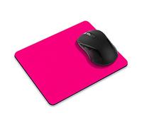 Non-Slip Rectangle Mousepad, FINCIBO Solid Hot Pink Mouse Pad for Home, Office and Gaming Desk