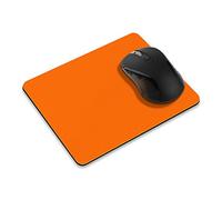 Non-Slip Rectangle Mousepad, FINCIBO Solid Orange Mouse Pad for Home, Office and Gaming Desk