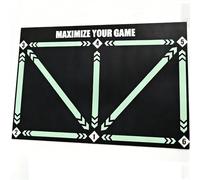 Non-Slip Regular Training System Blanket, Football Footstep Training Mat, Training Pace Ball Control Equipment,For Kids/Adult Football Training,Training Pace Ball Control Player Equipment(D)