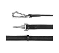 Non-slip reins for horses with snap hook Waldhausen