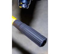 Non-Slip Ribbed Heat Shrink Textured Grip - Black - Size 30.0mm I/D Down to 15.0mm I/D (2)
