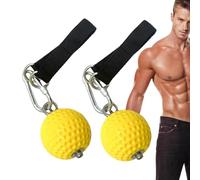 Non-Slip Rock Climbing Grips With Strap - Home Gym Workout Equipment, Pull Up Ball Grip, Resilient Chin Up Bar Accessory, Special Hand Grips Trainer | Reliable Fitness Gear For Training, Gym, Pullu