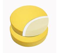 Non Slip Round Chair Cushions 35x35x5cm Set of 2 Soft Seat Pads for Garden Chairs Comfortable Round Seat Cushions Durable Chair Seat Covers Ideal for Home and Patio