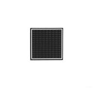 Non-Slip Rubber Bar Mat Spill Tray for Coffee Maker Glass Cup Cocktail Service Countertop Drip Pad Kitchen Pub Accessory 3 Sizes Black Silicone(10 * 10CM)