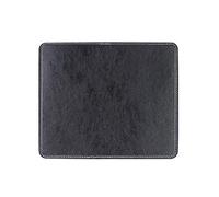Non-Slip Rubber Base Mousepad for Laptop Computer PC Personality Desings Gaming Mouse Pad Mat 9.45 X 7.87 inch (Leahter Mouse Pad-Black, 9.45 X 7.87 inch)