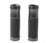 Non-Slip Rubber Gel Grips 12.6cm CNC Aluminum End | CNC aluminum end , soft rubber gel for surface, anti-slip texture, 7/8 inch fit, street sport use