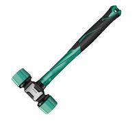 Non-Slip Rubber Mallet - Ergonomic Handle Hammer, Face Head, Balanced Weight Design | Muscle and Joint Protection Reliable Rubber Hammer for Flooring Camping Woodworking Tent Pegs Installation