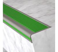 Non-slip Rubber Stair Nose Protector - Flexible Waterproof Safety Transition Strip for Indoor Stairs - Edge Guard for Enhanced Traction and Safety
