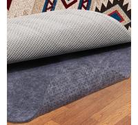 Non-Slip Rug Pad, 10x14 Ft Extra Large Felt Area Rug Cushioned Non Skid Carpet Pads, Felt Rug Pad for Under Hardwood Floors, Thick Non-Slip Rug Pads for All Floors, Keep Rug Soft and Safe