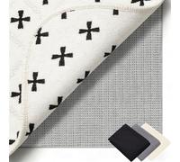 Non-Slip Rug Pad 40 x 71 cm Waterproof, with Reusable & Odor-Free, Cut-To-Size, Washable, Customisable Size, Rug Gripper Anti Slip Mat for Kitchen, Home, gray brown