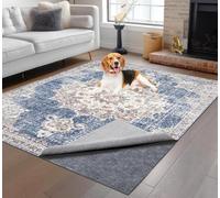 Non-Slip Rug Pads 4 x4 ft, 100% Waterproof Rugs Non Skid Rug Pad for All Floors and Finishes Durable Hardwood Floor Protective Felt Keeps Rugs in Place, Safe and Secure