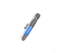 Non-Slip Screwdriver Bit Set 50mm PH1/PH2/PH3/For PZ1/For PZ2/PZ3 with Magnetic for Ring for 1/4" Electric Hand Drill Tools, 6-Piece Alloy Steel Bits