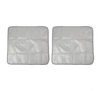 Non-Slip Seat Cushions, 2-Pack Absorbent Pads for Sofas Chairs Wheelchairs Soft Comfortable Reusable Non-Slip Design for Home Pets and Elderly Use(Gray)