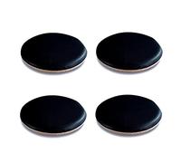 Non Slip Seat Cushions for Windsor Kitchen Chairs 2 Pack Waterproof Faux Leather Round Chair Pads 14 Inches Stain Resistant and Easy to Clean Orange Color Outdoor Dining Chair Cushion Replac