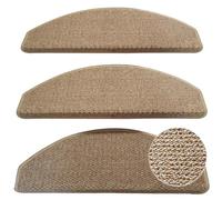 Non-Slip Self-Adhesive Stair Mat Runner Soft Peel and Stick Treads with Bullnose Edging Washable Stair Rugs for Enhanced Safety and Protection