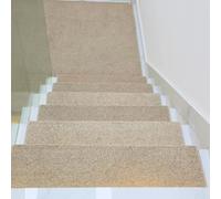 Non-Slip Self-Adhesive Stair Mats 3pcs 75x24cm for Kids Seniors & Pets - Safe Carpet Treads for Indoor Staircases - Easy to Install Enhance Safety & Comfort