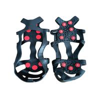 Non-Slip Shoe Gripper Snow Stains for Shoes Durable Silicone Traction Spikes | Outdoor Shoes for Hiking Trails, Ice Fishing, Snowy Walkways, Camping, Anti-Skid Grip Attachments