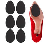 Non Slip Shoe Pads 3 Pair 3.9x2.5in Self-Adhesive Rubber Anti Slip Shoe Grips Universal Protective Grips On Bottom of Shoes for Sneakers, Heels, Sandals & More