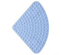 Non Slip Shower Mat 54x54cm TPE With 162 Suction Cups Corner Design | Soft TPE Material For Comfortable Foot Massage 134 Drainage Holes For Quick Drying Machine Washable Easy Maintenance