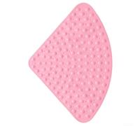 Non-Slip Shower Mat for Standing, Soft Textured Floor Mat for Bathroom | 54x54cm TPE Safety Mat with 134 Drain Holes, Anti-Slip Design