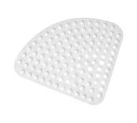Non-Slip Shower Mat for Standing, Soft Textured Floor Mat for Bathroom | 54x54cm TPE Safety Mat with 134 Drain Holes, Anti-Slip Design