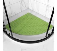 Non Slip Shower Mat Triangu Corner Bath Mat Quick Dry Washable Anti Slip Quadrant Design for Bathroom and Bathtub Ideal for Safe Showering