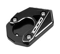 Non-slip Side Stand Pad Accessorie Motorcycle Side Stand Extender For Z1000 2010 2011 2012 2013 2014 2015 2016 Motorcycle parts(Black)