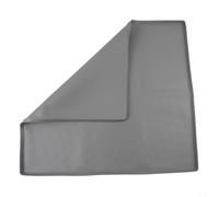 Non Slip Silicone Bedside Commodes Mat with Raised Edge Designed to Prevent Floor Damage and Securely Stay Under Portable Toilets (65 * 60CM gray)