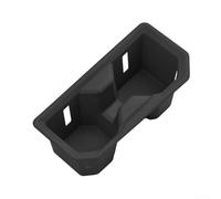 Non Slip Silicone Cup Holder Insert for 2026 RAV4 Center Console Black Liner Reduces Noise and Spills for Car Interior Storage Organization