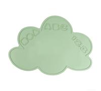 Non Slip Silicone Dining Accessories Protective Placemats Designed to Keep Tables Safe from Damage (Green)