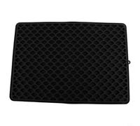 Non-Slip Silicone Drying Mat for Counter 18.3x12.8(Black) | silicone material, safe for glassware, heat resistant, grey finish