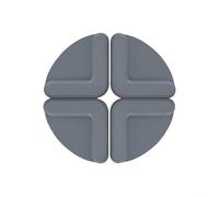 Non-Slip Silicone Inserts for Chopping Board Mat Helps Fix Board in Place and Avoid Unwanted Movement When For Cutting (Grey)