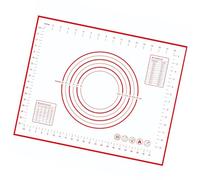 Non Slip Silicone Pastry Mats 230°C Heatproof Oven Safe Space Saving Kitchen Baking Sheet with Measurement Marks Portable Silicone Dough Mats