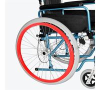 Non-Slip Silicone Push Rim Covers for Wheelchair Rear Wheels, Improve Grip and Traction, Enhanced Mobility and Control