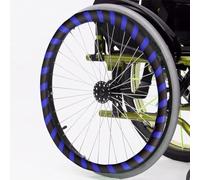 Non-Slip Silicone Wheelchair Push Rim Covers, Hand Grips for Rear Wheels, Wheelchair Accessories, 1 Pair