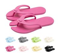 Non-Slip Slippers For Women Men Portable Travel Slippers Flip-Flops Arch Support Slip On Slides Sandals Comfortable Pool Slides For Walking, Travel Unisex Slip-On Shoes Orthotic Sport Sandals
