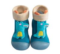 Non-Slip Socks Baby Slippers Girls 35, Toddler Mary Jane, Boys' Trainers, Newborn, Outdoor Shoes, Crawling Shoes, Breathable, Baby Socks Shoes, blue, 7 UK Child