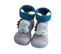 Non-Slip Socks Baby Slippers Girls 35, Toddler Mary Jane, Boys' Trainers, Newborn, Outdoor Shoes, Crawling Shoes, Breathable, Baby Socks Shoes, gray, 5 UK Child