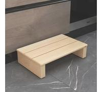 Non Slip Solid Wood Step Stool for Seniors 11/15 cm Height Bedside Step Essential Aid for Elderly in Bedroom Sturdy & Safe Design【40 * 30 * 11cm】