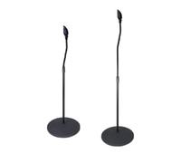 Non-Slip Speaker Stand with Cable Hole | Speaker Stand with Cast-Iron Base, Extendable, for Living Room