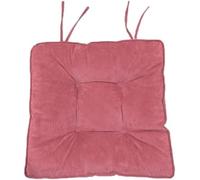 Non-slip Square Chair Cushions, Kitchen With Ties, Corduroy Chair Cushions for Dining Chairs,A,45x45x8cm/1Pcs