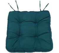 Non-slip Square Chair Cushions, Kitchen With Ties, Corduroy Chair Cushions for Dining Chairs,H,45x45x8cm/1Pcs