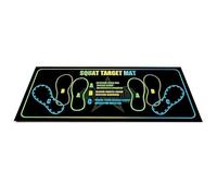 Non-Slip Squat Mat with Foot Position - 31.5'' X 13.8'' Diatomaceous Mud Squat Position Mat, Grade Exercise Mat for Improved Muscle Activation, Ideal for Home Fitness Enthusiasts