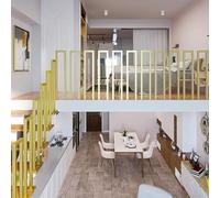 Non-Slip Stair il - Transitional Safety Bar for Kids, Indoor/Outdoor Support Railing for Villa, Loft & Garden