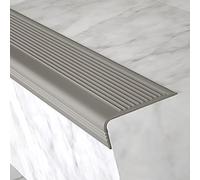 Non-Slip Stair Nose Protection Strip - Flexible Rubber Edge Guard Waterproof Safety Transition for Indoor Stairs Anti-Slip Stair Tread Safety Solution