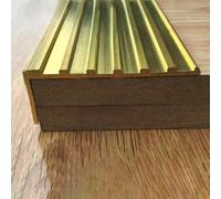 Non-Slip Stair Nosing Profile, Stair Nosing Brass Stair Edge Protector Solid Brass, 1m Long L Shaped Floor Transition Strip, for Home/Loft/Farm/Office(6x2.5cm(2 3/8"x1"))