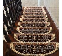 Non Slip Stair Treads - Reusable Self Adhesive Carpet for Stairs, 15 Pack Indoor Stair Runner, 24x100cm
