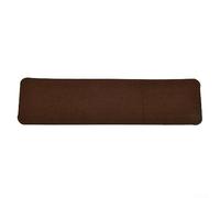 Non Slip Stair Treads, Wooden Stair Protectors for Home Safety, Anti-Slip Solid Wood Floor Mats with Silent Backing, Washable Rectangular Runners for Village Style(Brown)